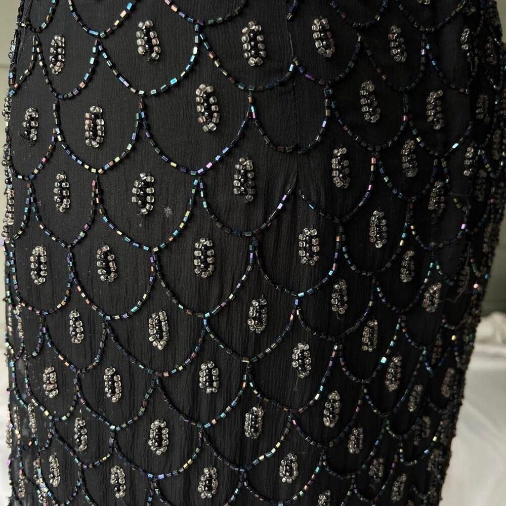 Unbranded Women's Black and Navy Dress - Picture 6 of 7